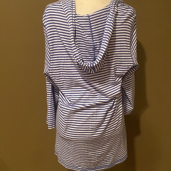 Calvin Kline CK Stripe Swimsuit Coverup Size XL - Picture 4 of 10